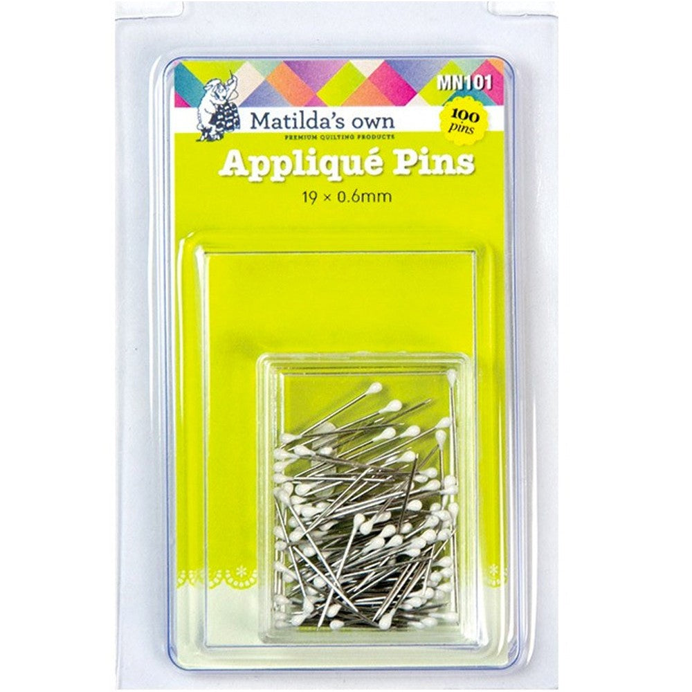 Matilda's Own Applique Pins 19mm x 0.6mm