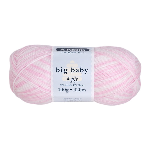 Patons Big Baby 4 Ply Knitting Yarn