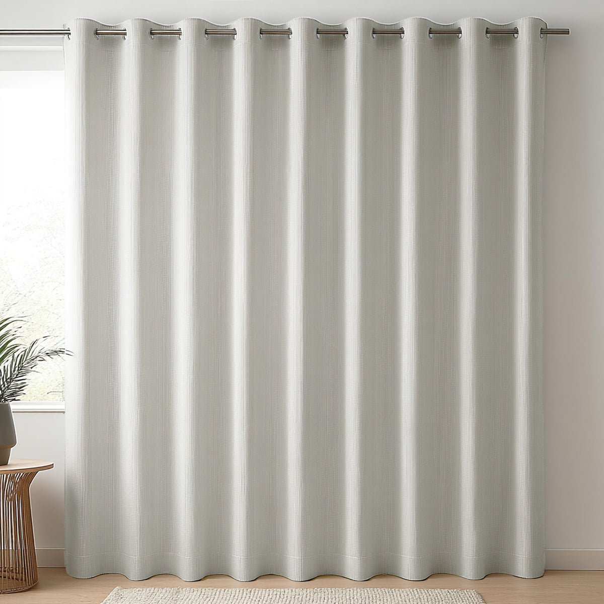 Hume Paris Two Tone Blockout Ring Top Ready Made Curtain – Chai | Wattle & Bourke