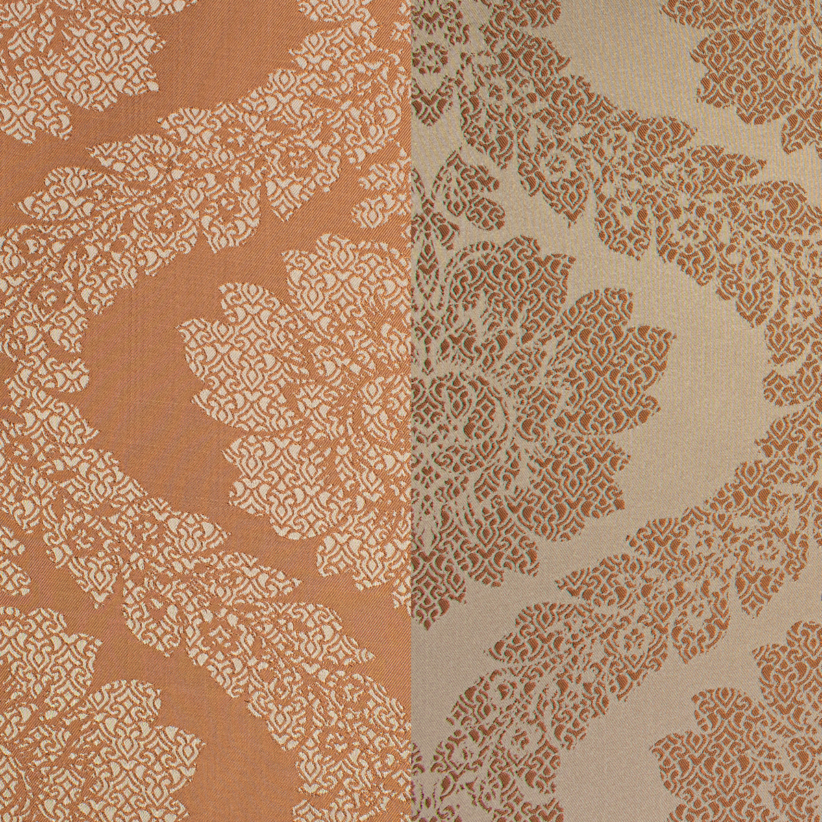 Reversible Floral Jacquard Brocade Suiting/Upholstery Fabric