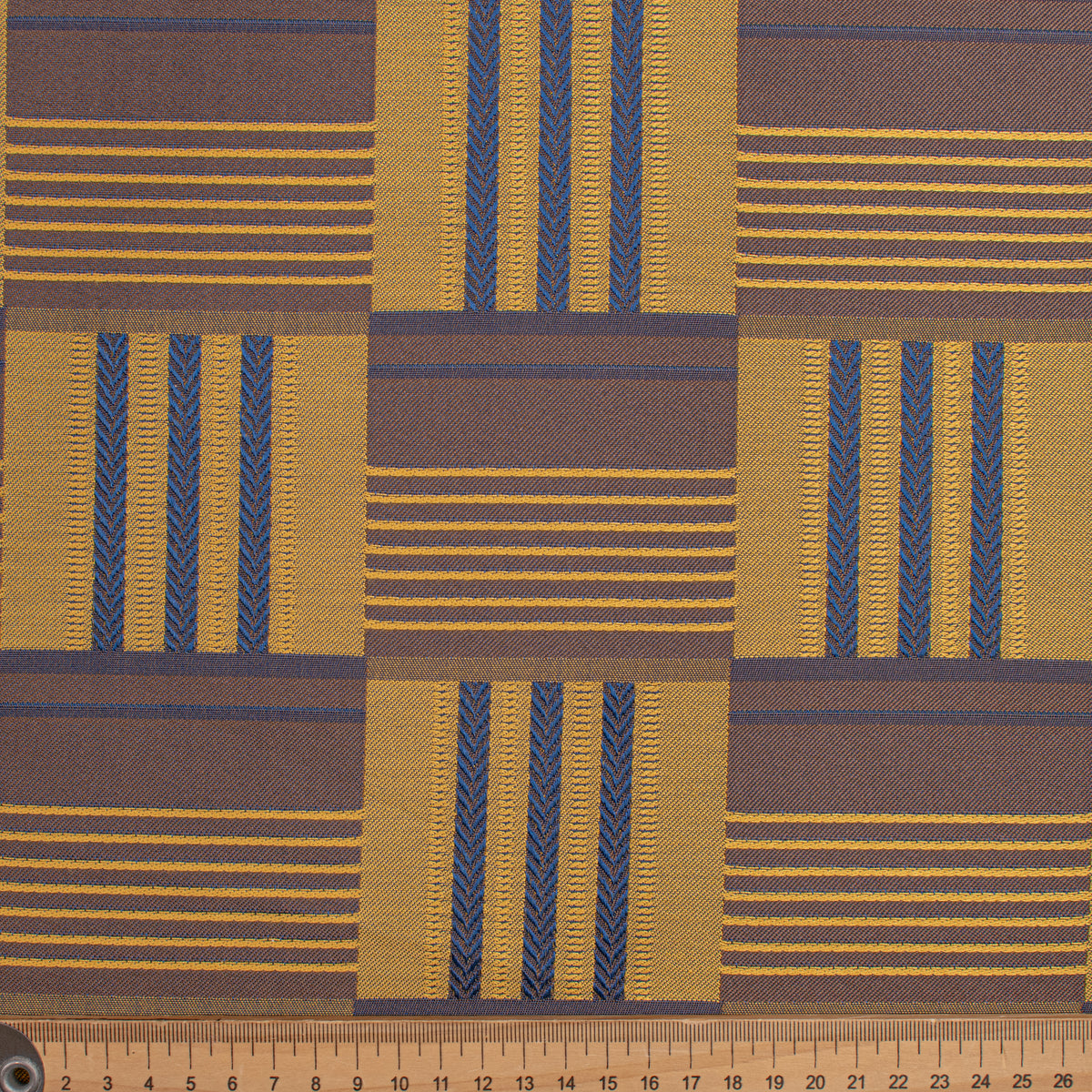 Coordinating Woven Upholstery & Suiting Fabric Check & Stripe Designs