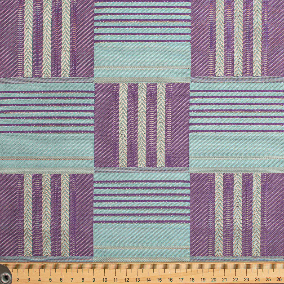 Coordinating Woven Upholstery & Suiting Fabric Check & Stripe Designs