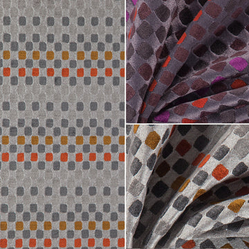 Connections by Zepel - Curtaining/Upholstery Square Chenille Jacquard