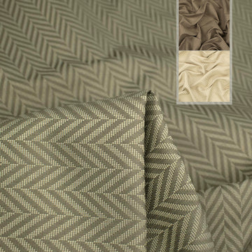 Cotillion by Zepel - Curtaining/Upholstery Fishbone Jacquard