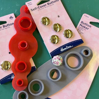 Self Cover Button Maker Tool - Sizes 11mm-29mm