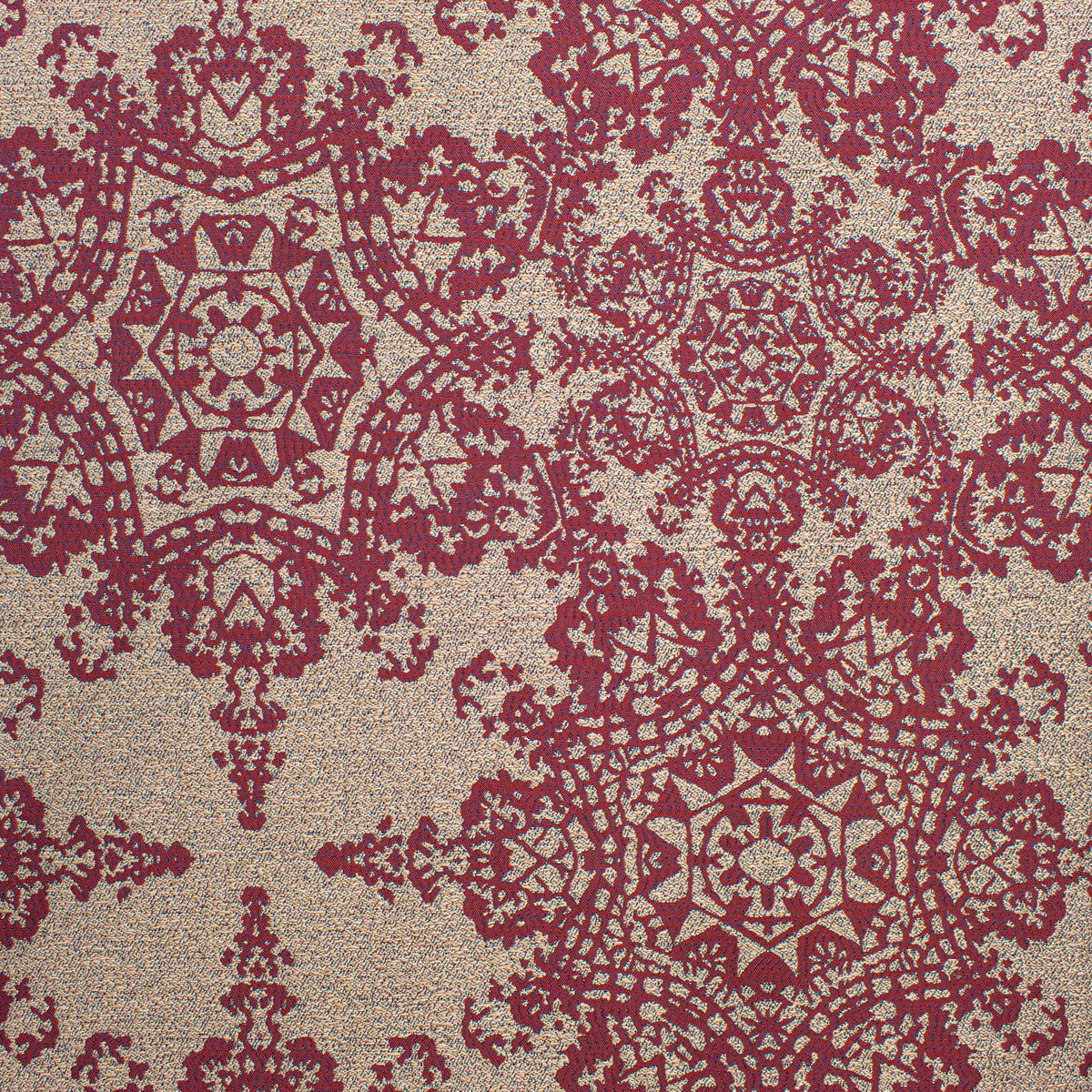 Crystal Filigree Reversible Suiting/Upholstery in Maroon