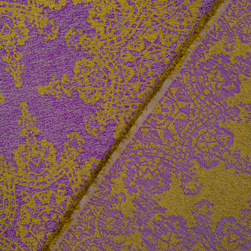 Crystal Filigree Reversible Suiting/Upholstery in Purple/Olive