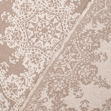 Crystal Filigree Reversible Suiting/Upholstery in White