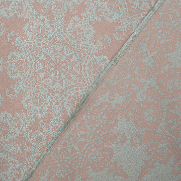 Crystal Filigree Reversible Suiting/Upholstery in Aqua