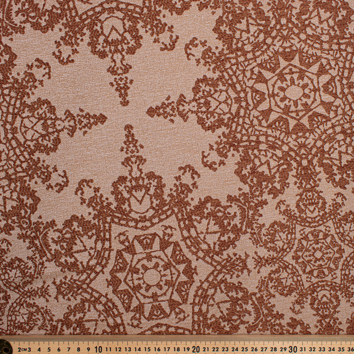 Crystal Filigree Reversible Suiting/Upholstery in Sienna