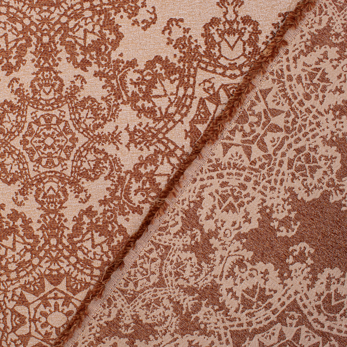 Crystal Filigree Reversible Suiting/Upholstery in Sienna