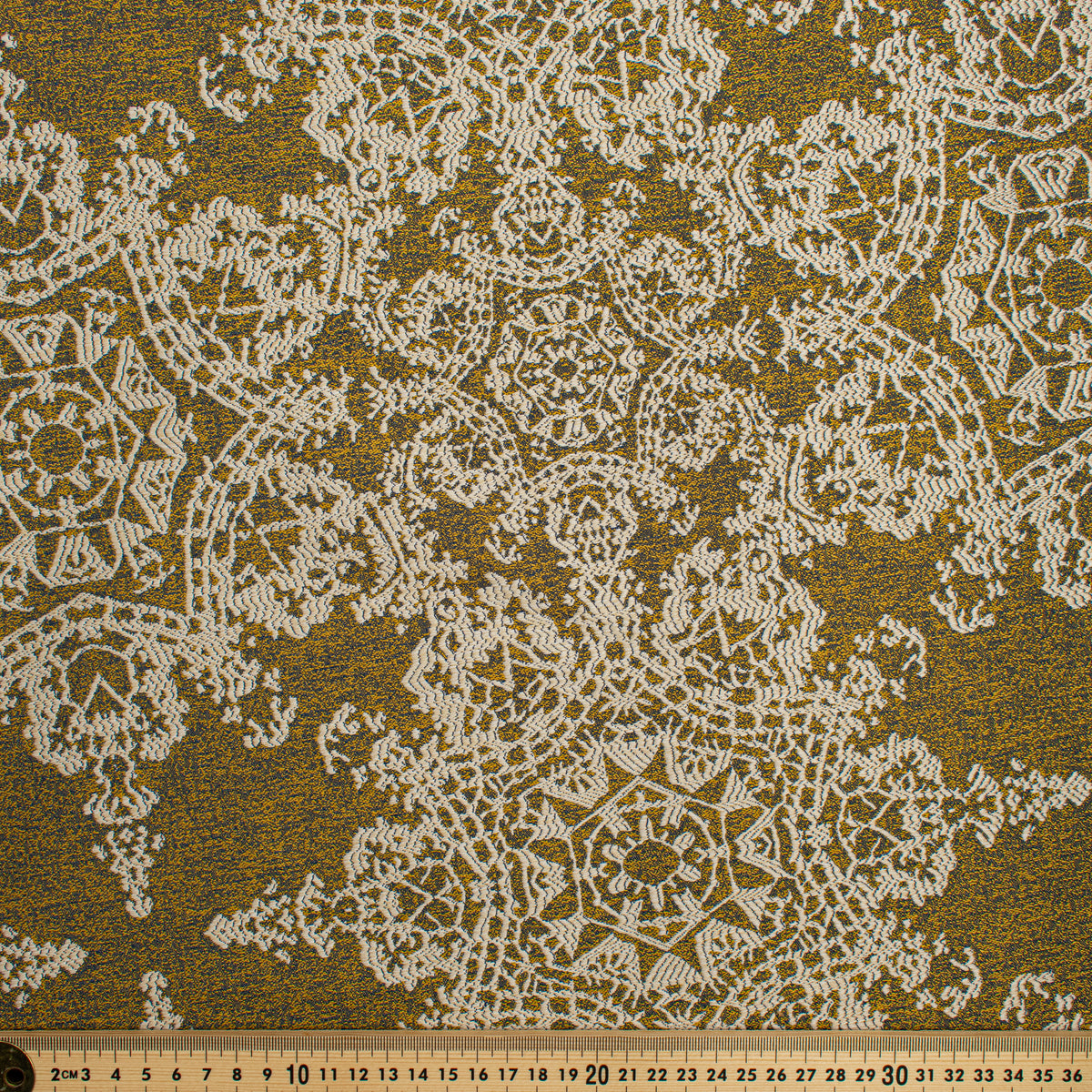 Crystal Filigree Reversible Suiting/Upholstery in Ochre