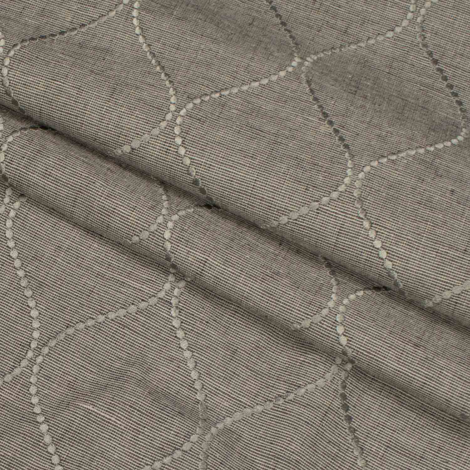 Cycle by Zepel - Curtaining/Upholstery Embroidery Twist Linen Look