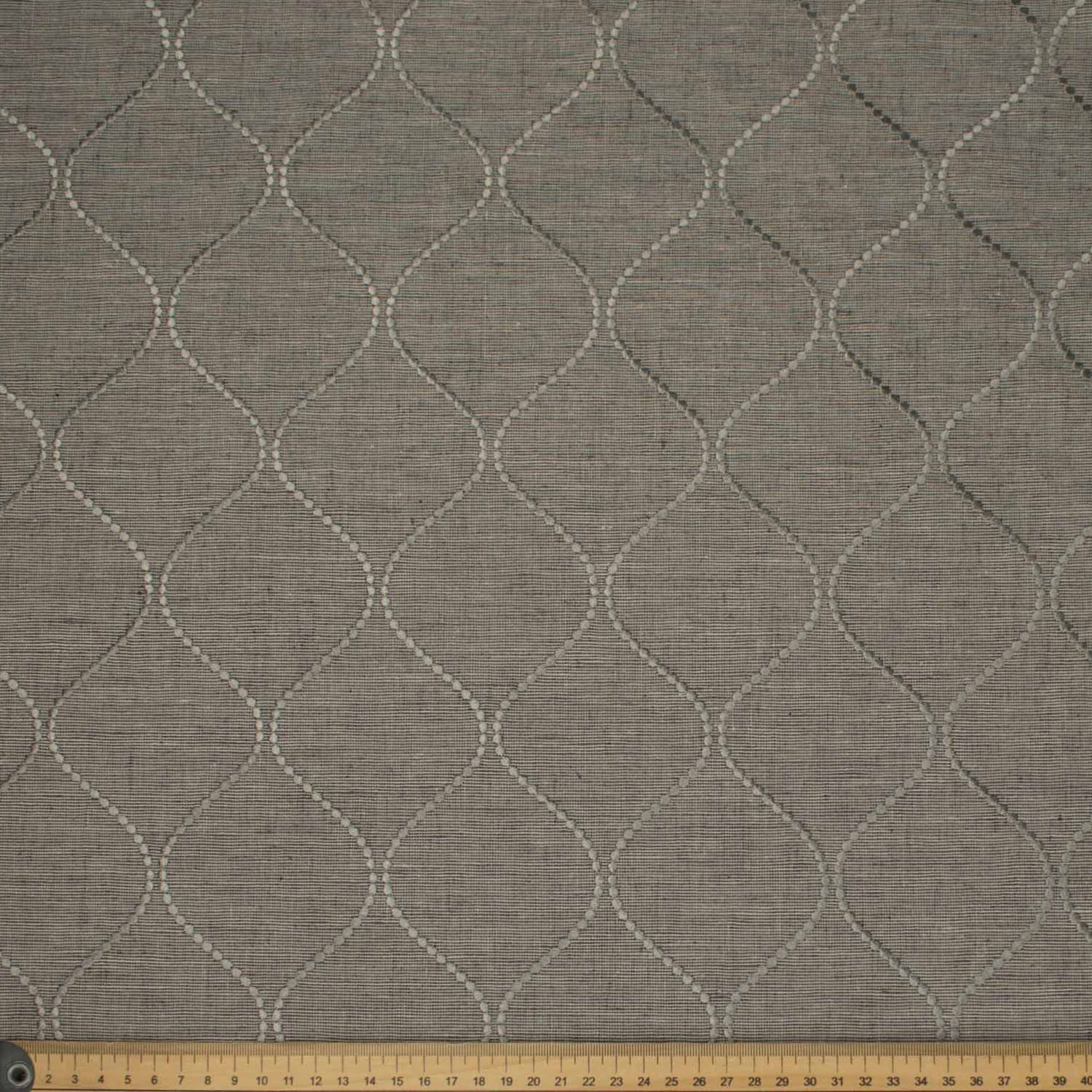 Cycle by Zepel - Curtaining/Upholstery Embroidery Twist Linen Look
