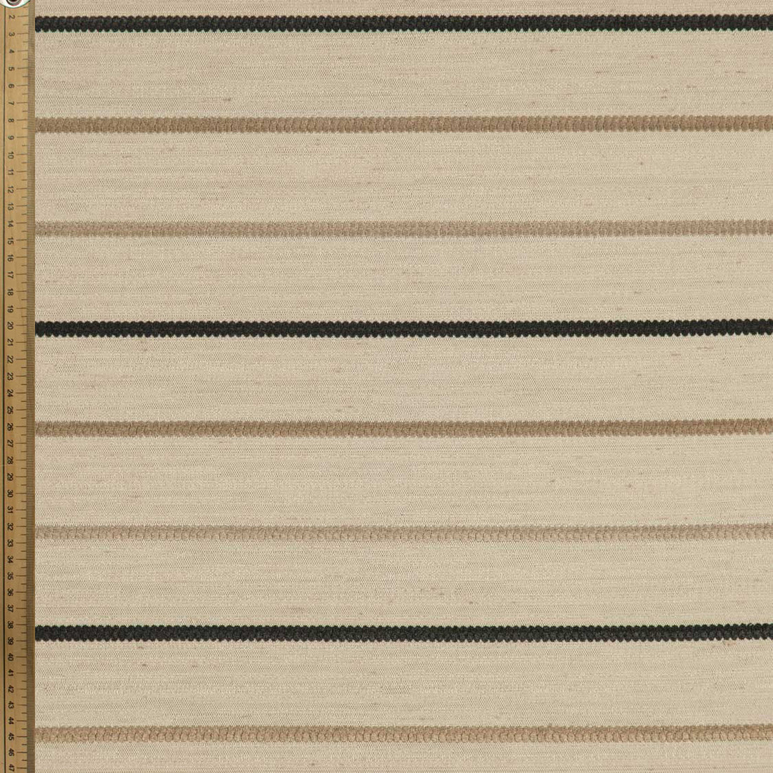 Darwin by Zepel - Curtaining/Upholstery Linen-Look Stripes Jacquards