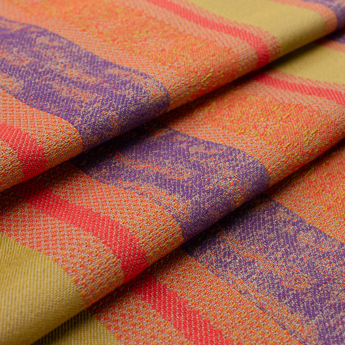 Artisan Stripe Woven Upholstery & Suiting Fabric in Olive/Green