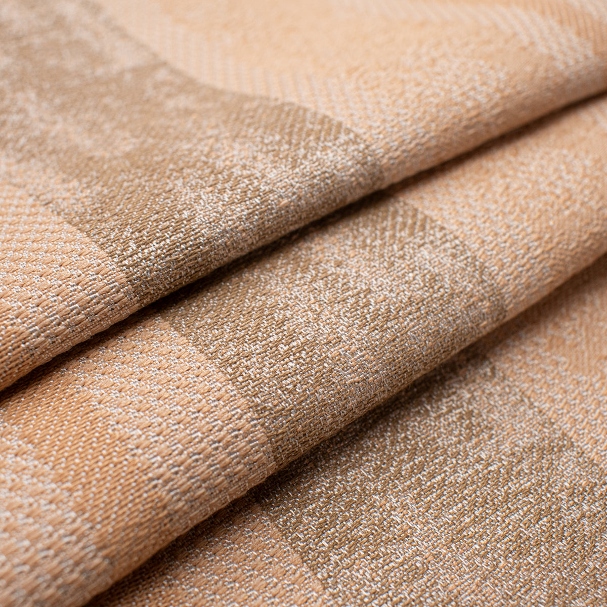 Artisan Stripe Woven Upholstery & Suiting Fabric in Beige/Cream