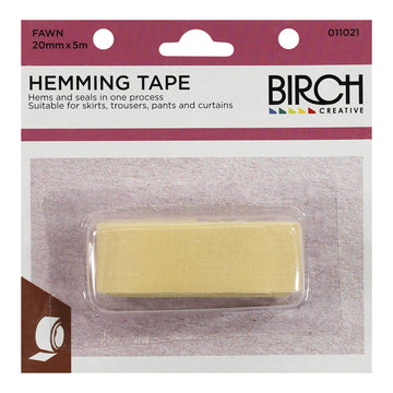 Birch Hemming Tape Fawn 20mm x 5m