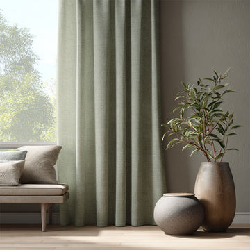 Pilbara Blockout Ring Top Ready Made Curtain – Forrest | Wattle & Bourke