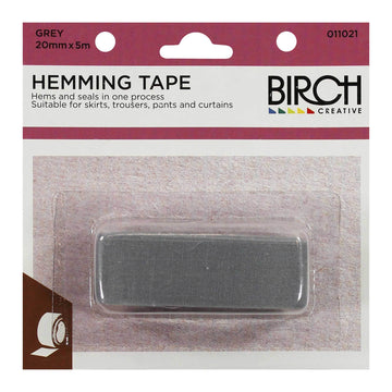 Birch Hemming Tape Grey 20mm x 5m