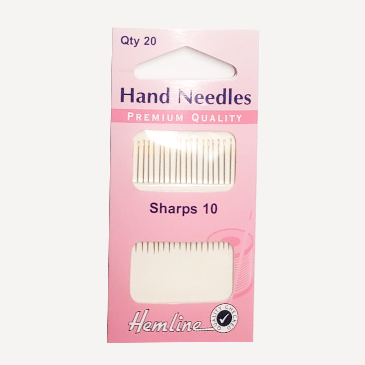 Hemline Hand Needle Sharps Size 10 Gold Eye - 20Pcs
