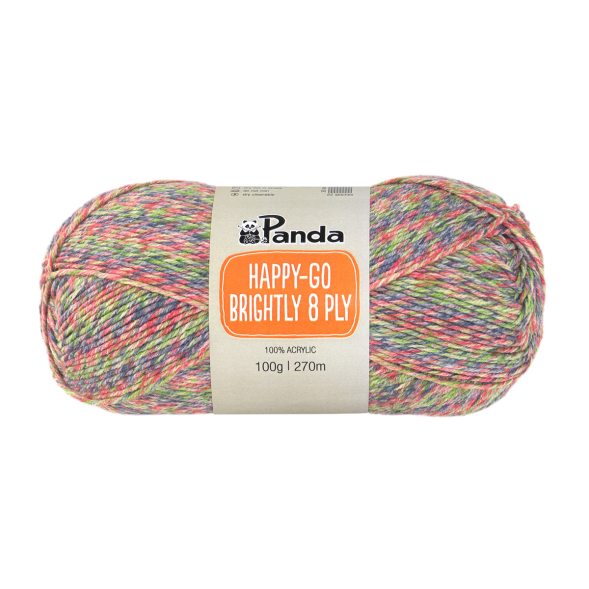Panda Happy-Go-Brightly 8 Ply Knitting Yarn