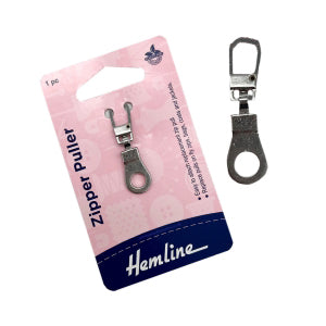 Hemline Zipper Puller - Ring Silver