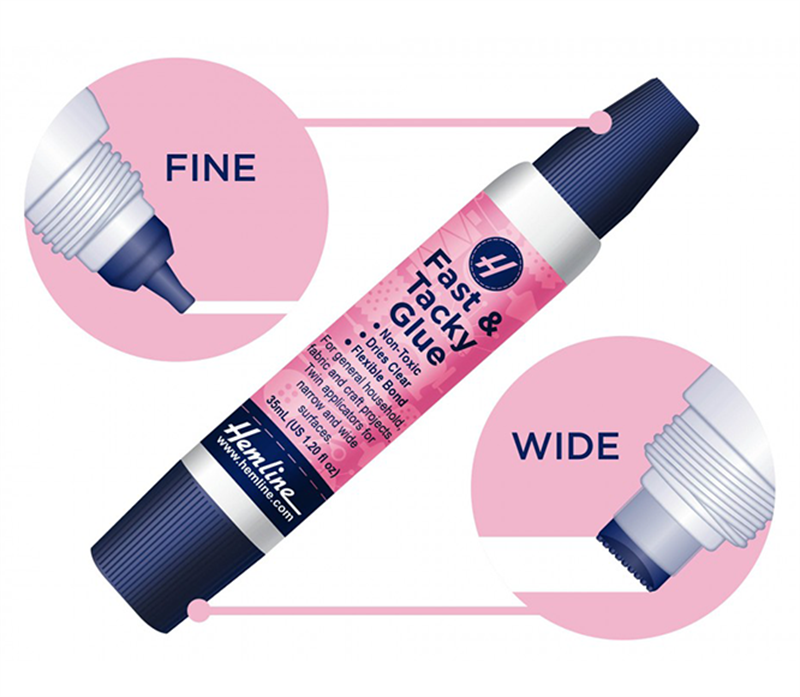 Hemline Fast & Tacky Glue 35ml