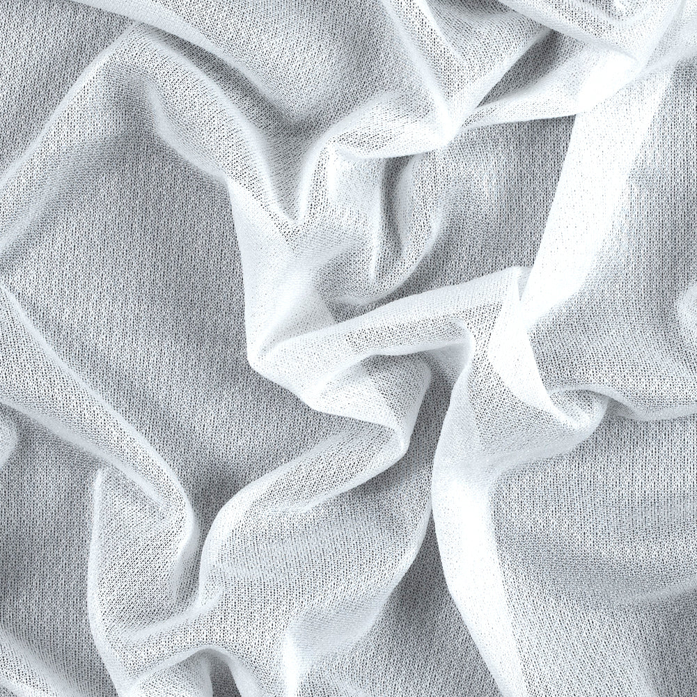 Fusible/Iron on Stretch Knit Interfacing Light Weight White - 4 Way Stretch