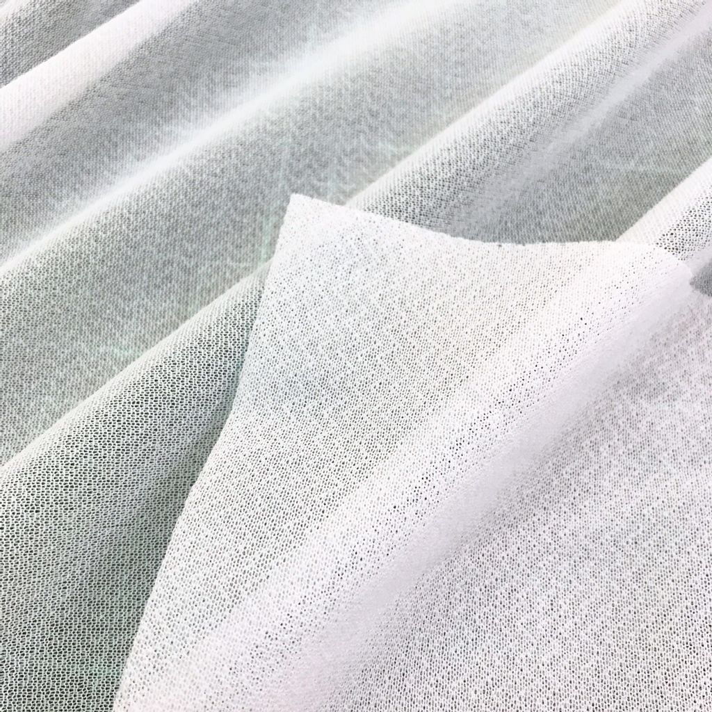 Fusible/Iron on Stretch Knit Interfacing Light Weight White Way Stretch