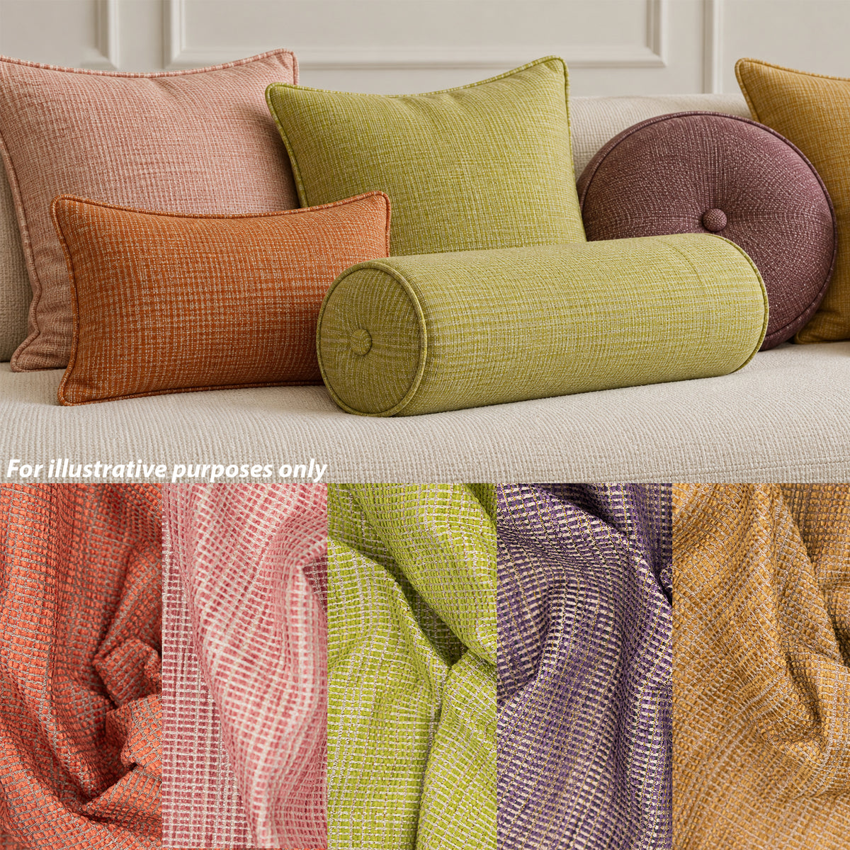 Textured Chenille Upholstery Fabric