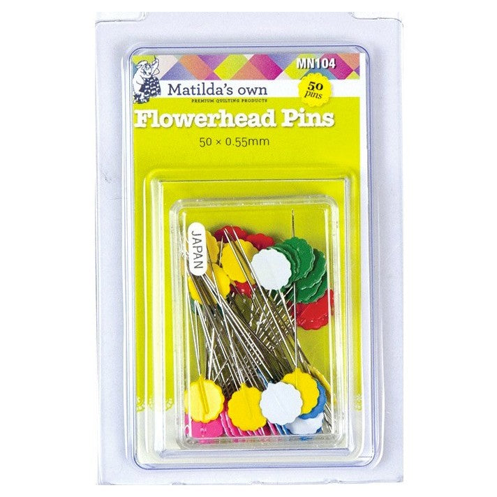 Matilda's Own Flowerhead Pins 50mm x 0.55mm