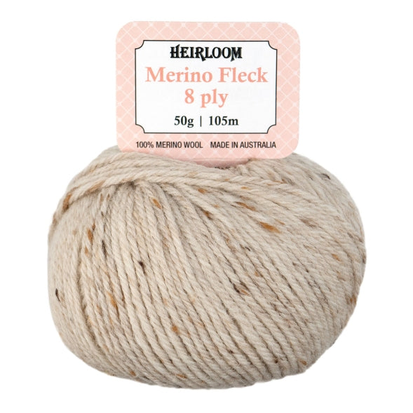 Heirloom Merino Fleck 8 Ply Knitting Yarn