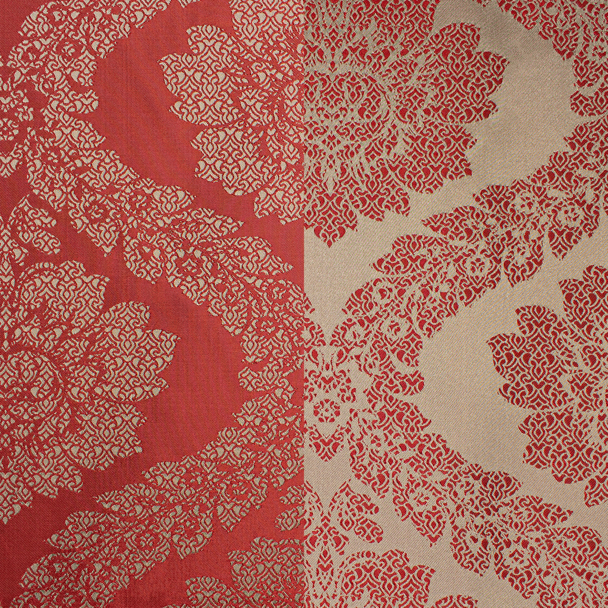 Reversible Floral Jacquard Brocade Suiting/Upholstery Fabric