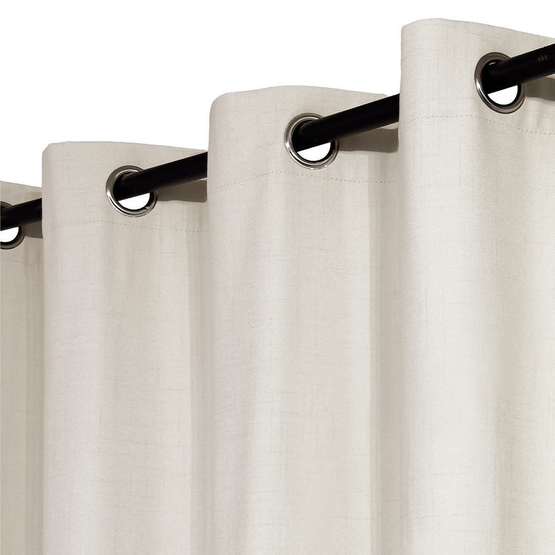 Pilbara Blockout Ring Top Ready Made Curtain - Rice | Wattle & Bourke