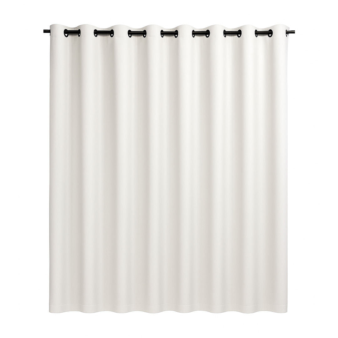 Pilbara Blockout Ring Top Ready Made Curtain - Rice | Wattle & Bourke