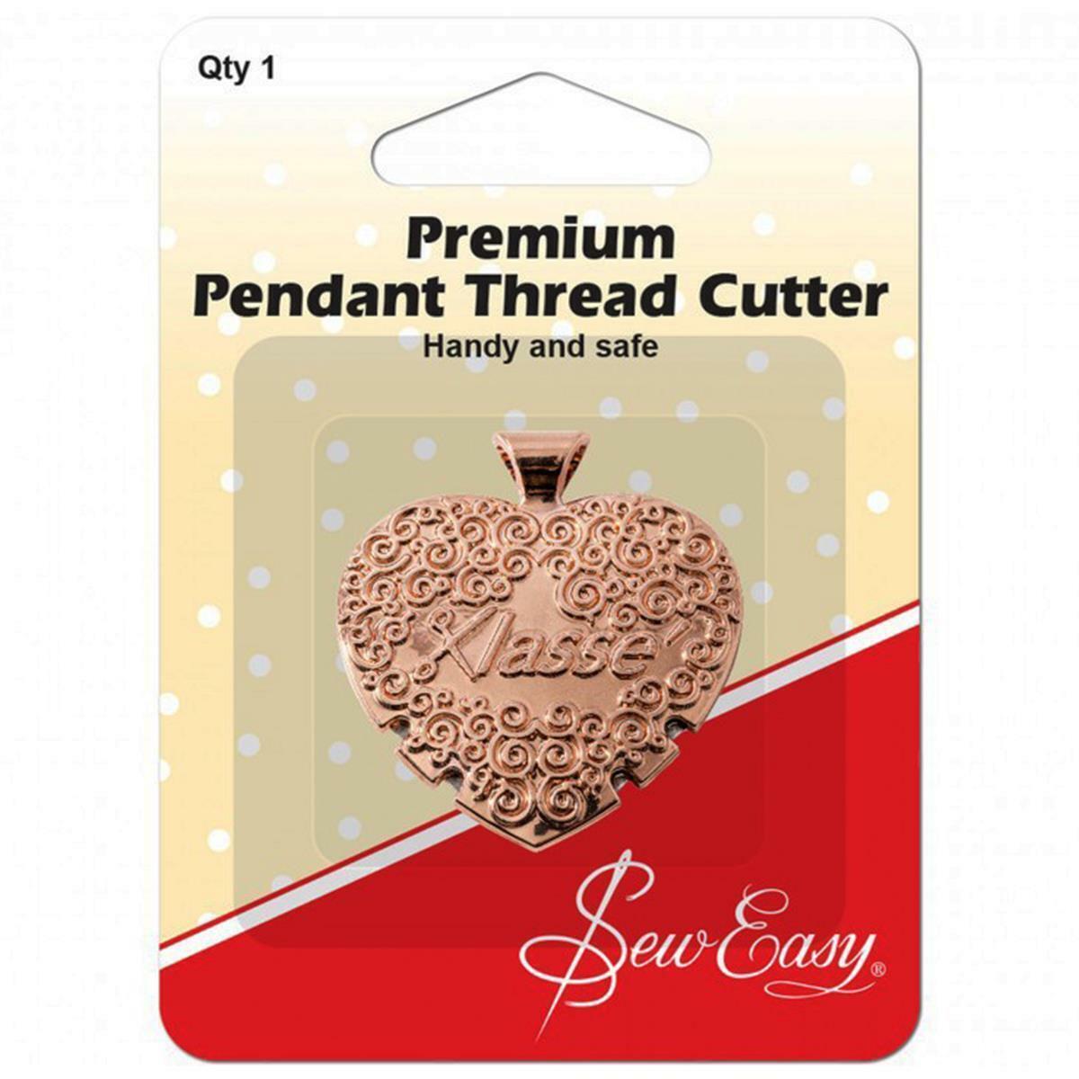SEW EASY ROSE GOLD PENDANT THREAD CUTTER