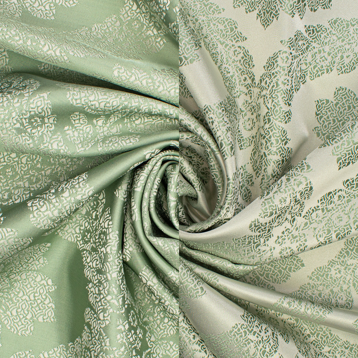 Reversible Floral Jacquard Brocade Suiting/Upholstery Fabric