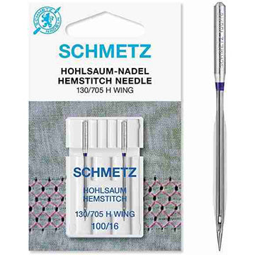 Schmetz Wing Hemstitch Sewing Machine Needles - 1 Per Cassette