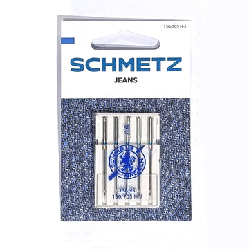 Schmetz Sewing Machine Needles Jeans 80/12 - 5 Per Cassette