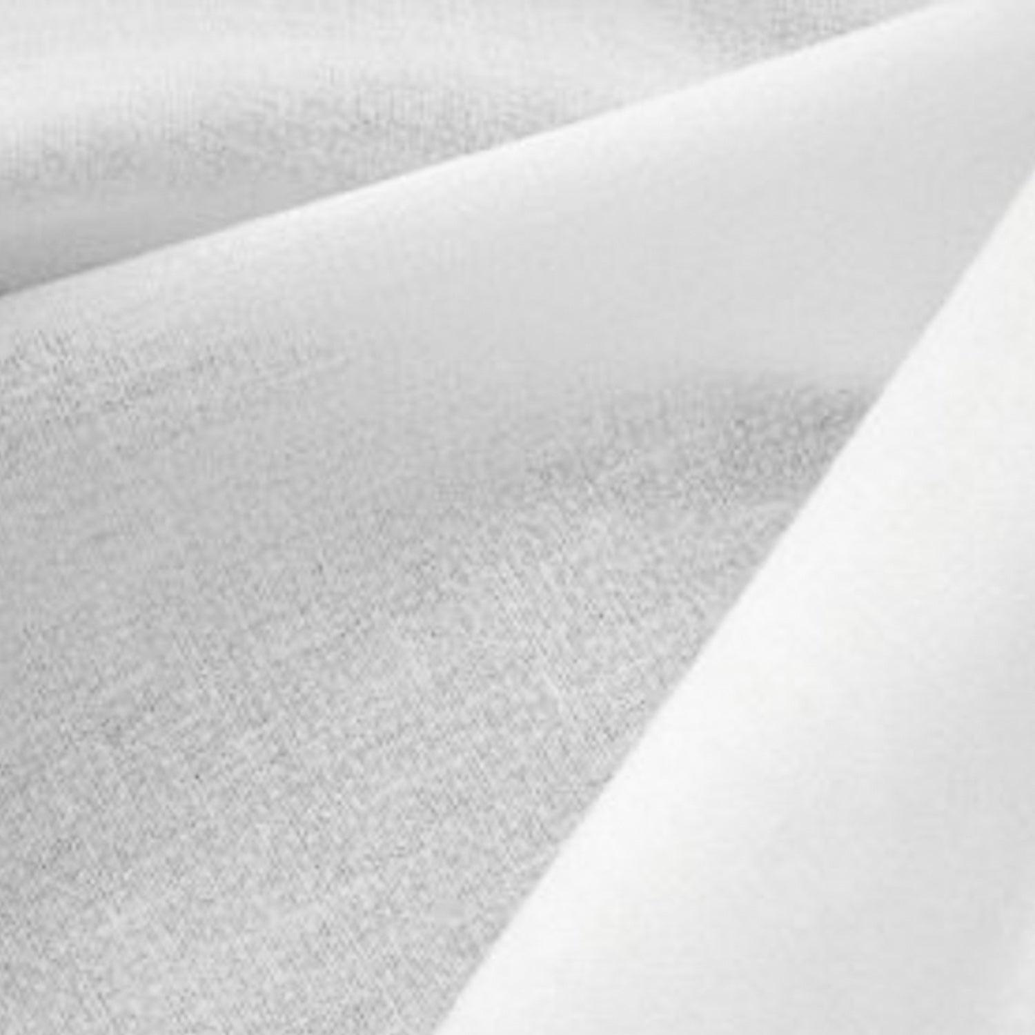 Woven Fusible/Iron on Interfacing Fine Light Weight White