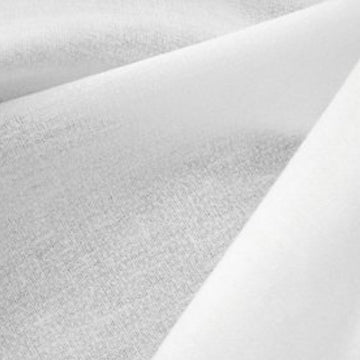 Woven Fusible/Iron on Interfacing Fine Light Weight White