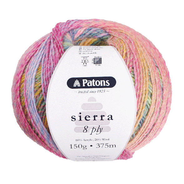 Patons Sierra 8 Ply Knitting Yarn
