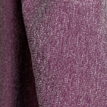 Textured Chenille Upholstery Fabric in Purple