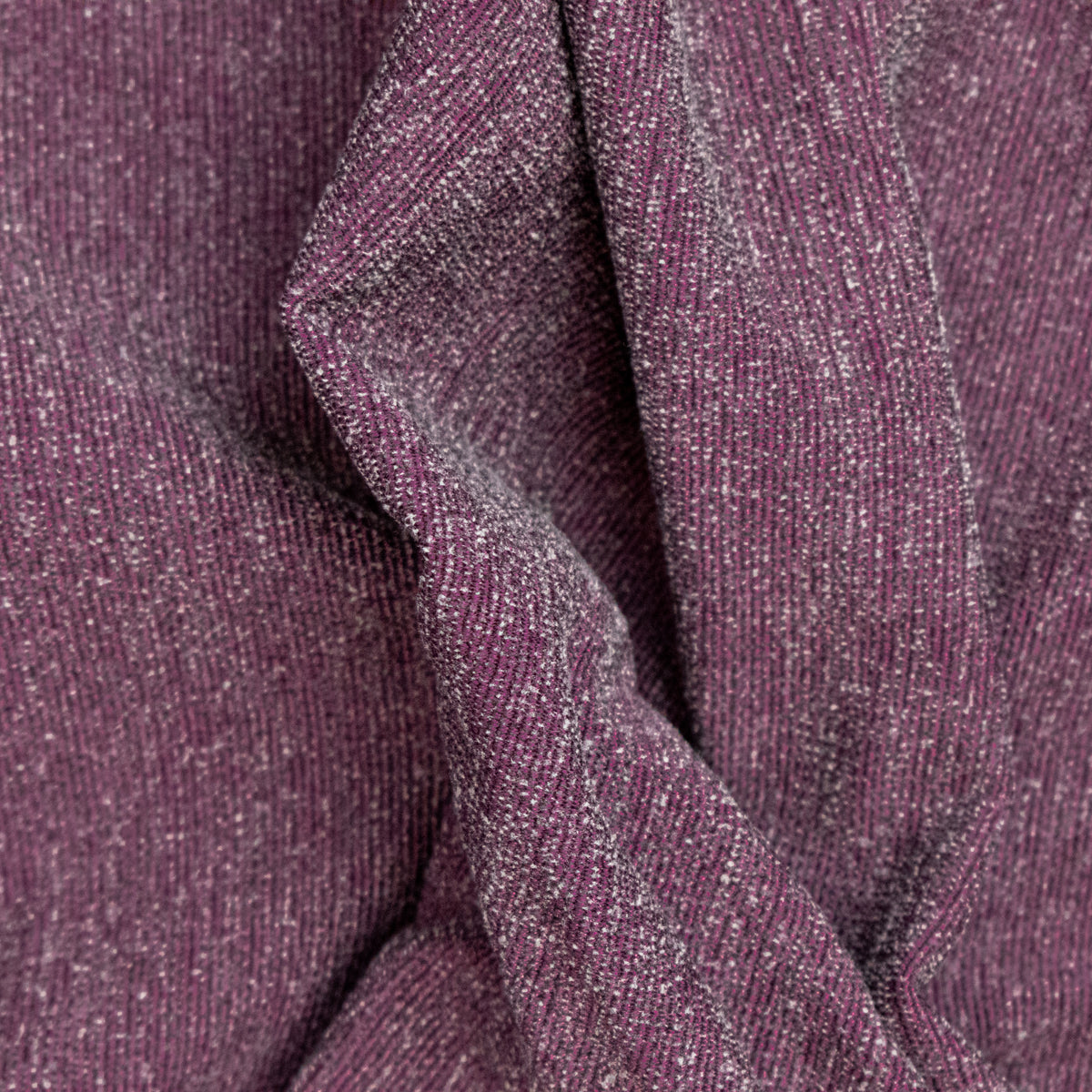Textured Chenille Upholstery Fabric in Purple