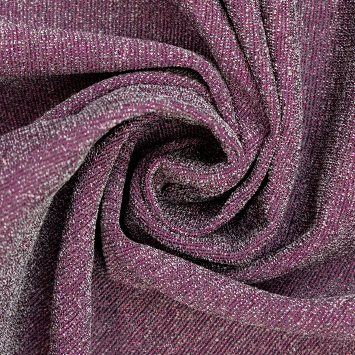 Textured Chenille Upholstery Fabric in Purple