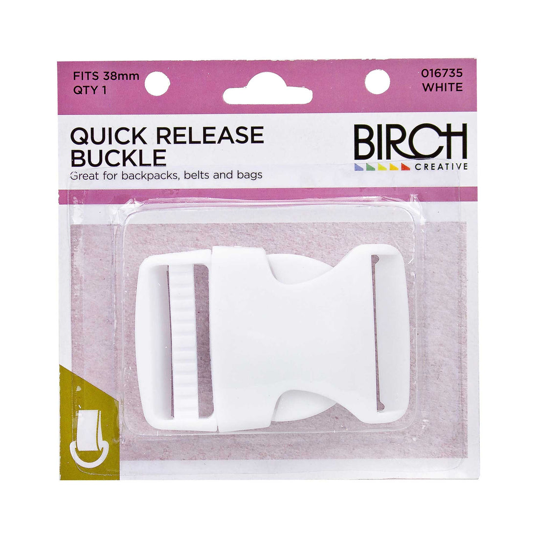 Birch Quick Release Buckle 38mm