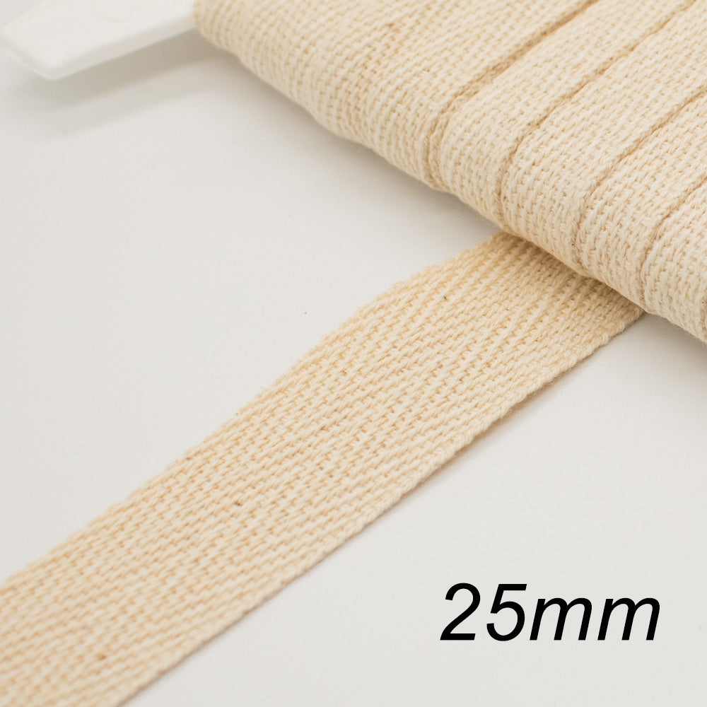 100% Herringbone Cotton Webbing Tapes