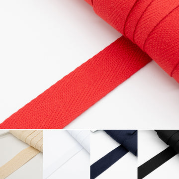 100% Herringbone Cotton Webbing Tapes