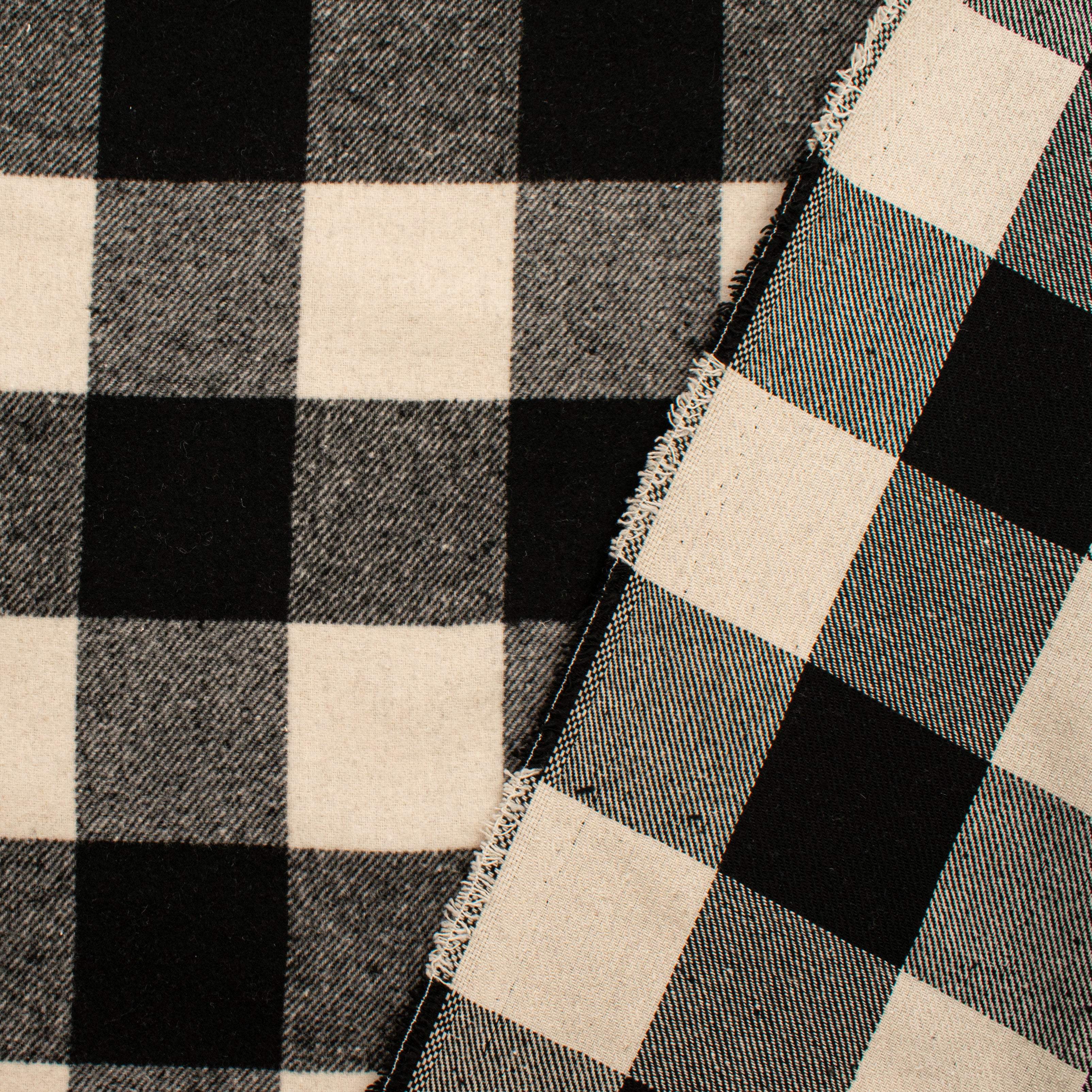 Wool Melton Checks Design WM08